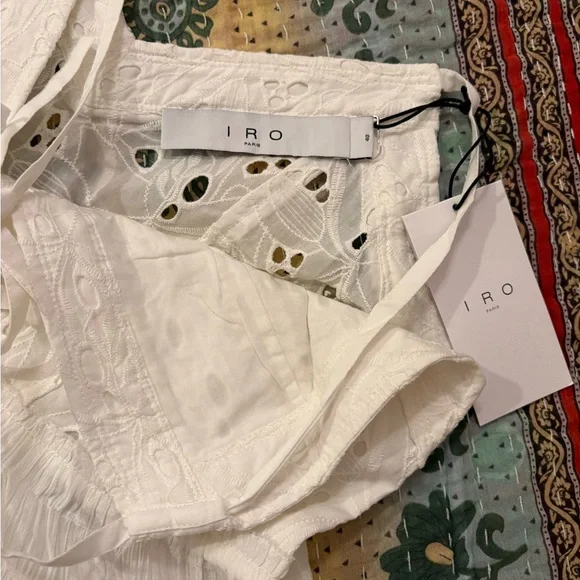 IRO White Eyelet Camisole Top - Picture 7 of 9